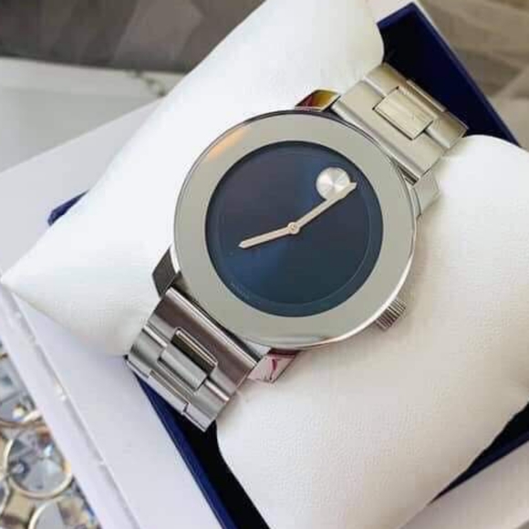 **SOLD** Movado Bold Blue Steel Dial Ladies Watch 3600436 - Picture 4 of 12